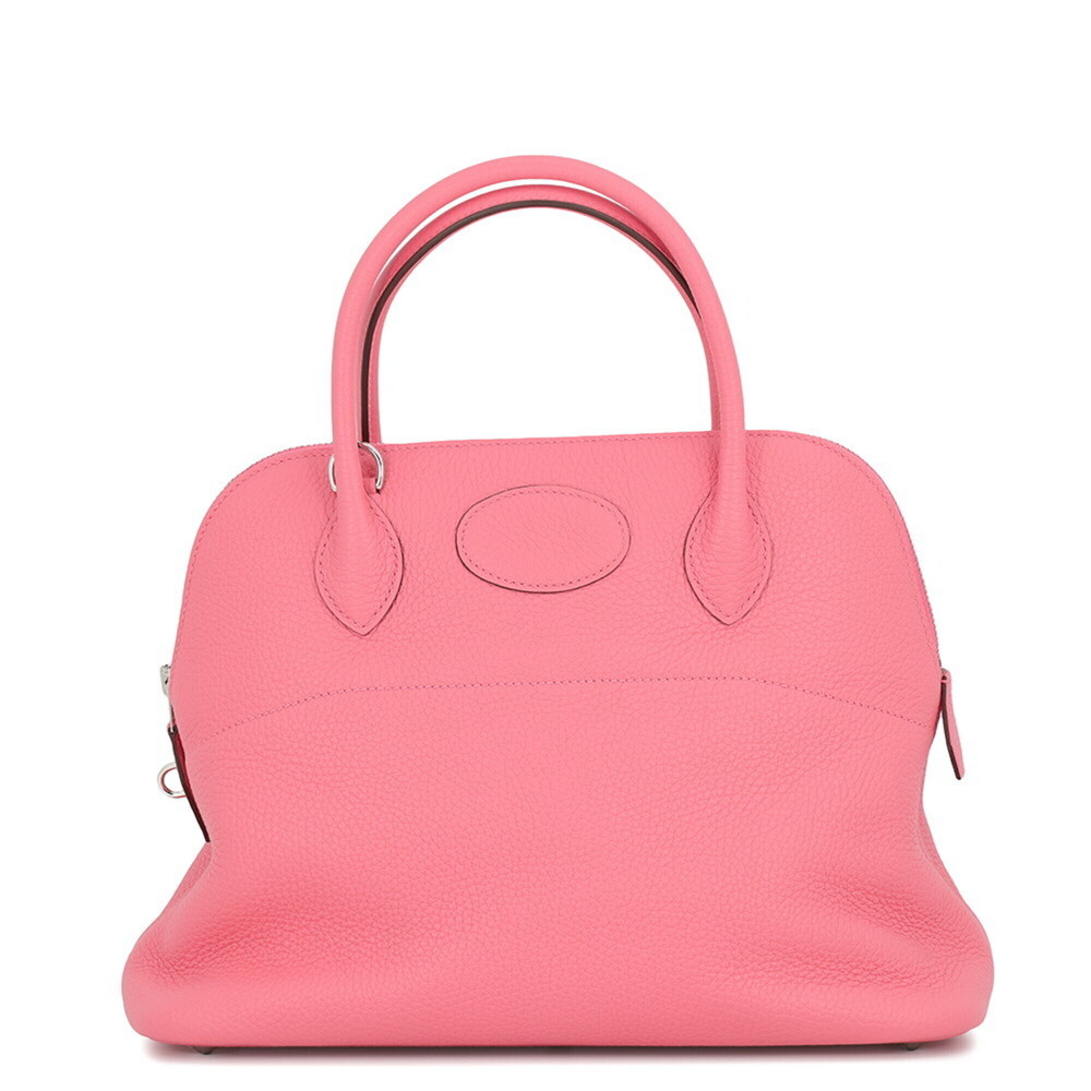 Hermes Bolide 31 Handbag, Rose Azalee, Taurillon Clemence Leather, Y Stamp, 2...